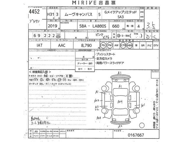 Daihatsu MOVE CANBUS 2019 7480676-2