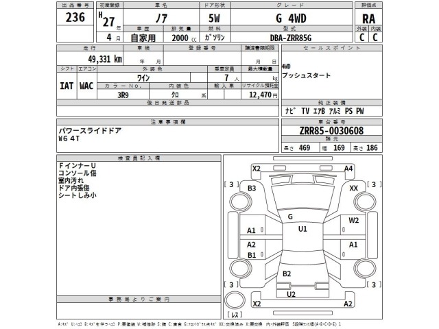 Toyota NOAH 2015 7467794-2