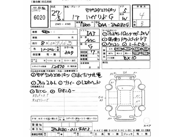 Toyota NOAH 2015 7467971-2