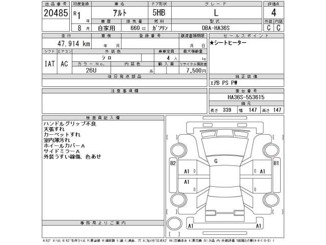 Suzuki ALTO 2020 7489141-2