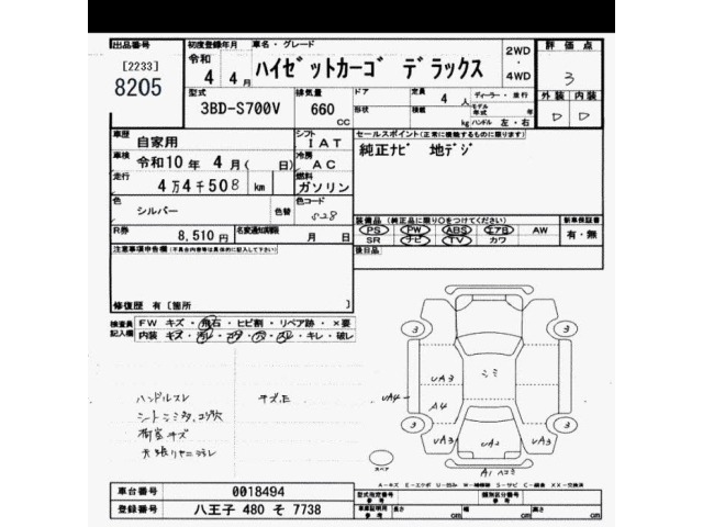 Daihatsu HIJET VAN 2022 7493381-2