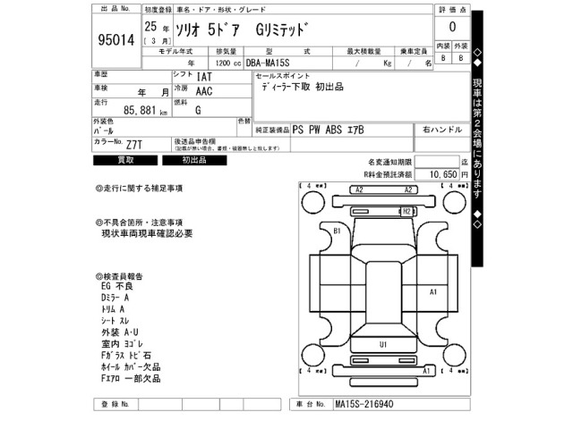 Suzuki SOLIO 2013 7485827-2