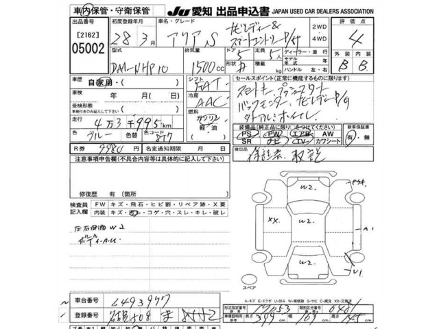 Toyota AQUA 2016 7504496-2