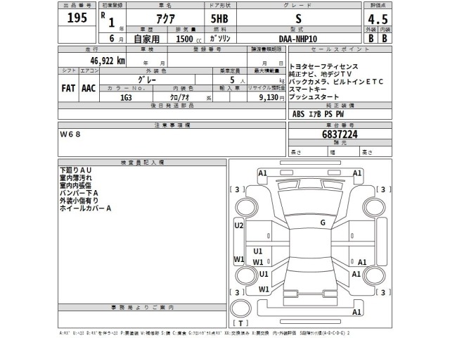 Toyota AQUA 2019 7504587-2
