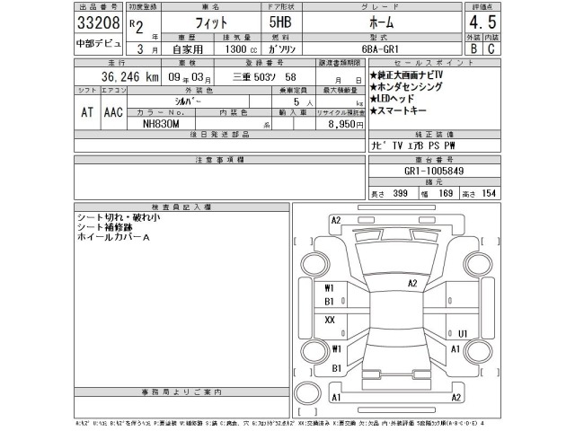 Honda FIT 2020 7521721-2