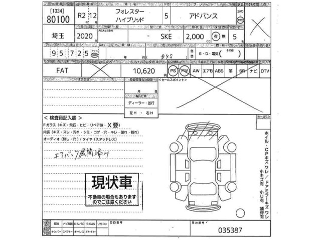 Subaru FORESTER 2020 7521501-2