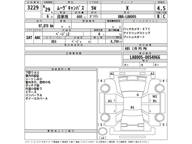 Daihatsu MOVE CANBUS 2017 7519177-2