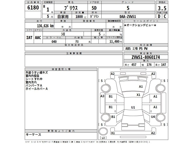 Toyota PRIUS 2019 7523720-2