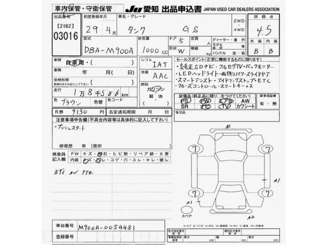 Toyota TANK 2017 7515268-2