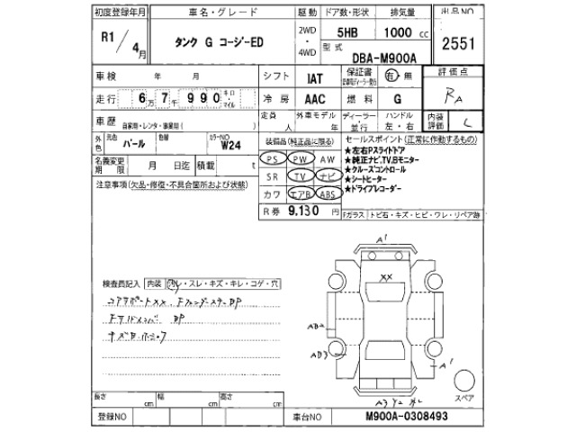 Toyota TANK 2019 7515323-2