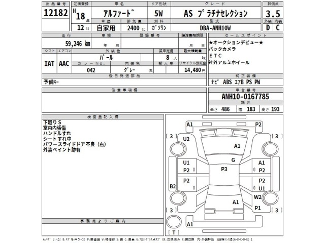 Toyota ALPHARD 2006 7525399-2