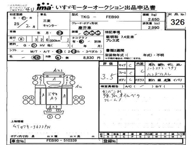Mitsubishi CANTER 2013 7541239-0