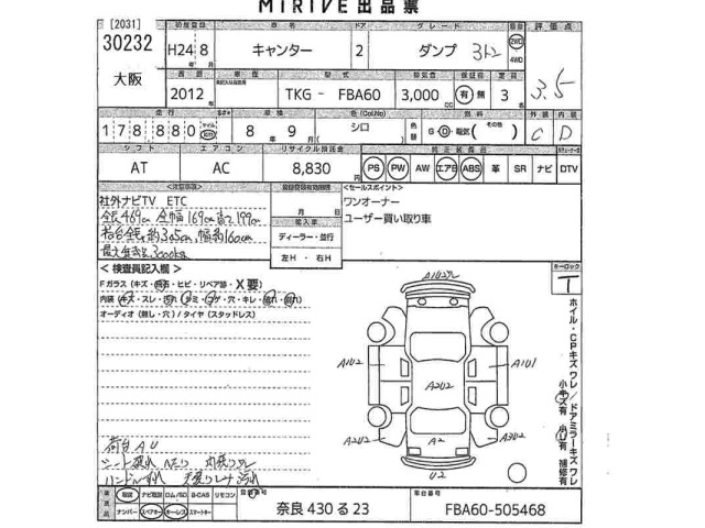 Mitsubishi CANTER 2012 7541320-2