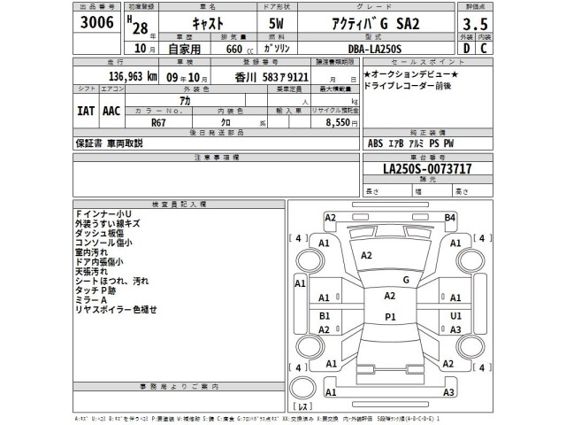 Daihatsu CAST 2016 7529233-2