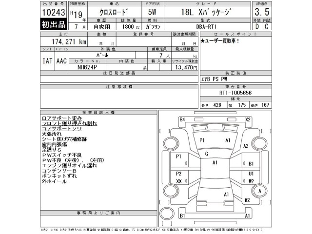 Honda CROSSROAD 2007 7532790-2