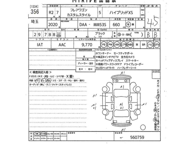 Mazda FLAIR WAGON 2020 7532758-2