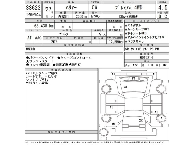 Toyota HARRIER 2015 7537317-2