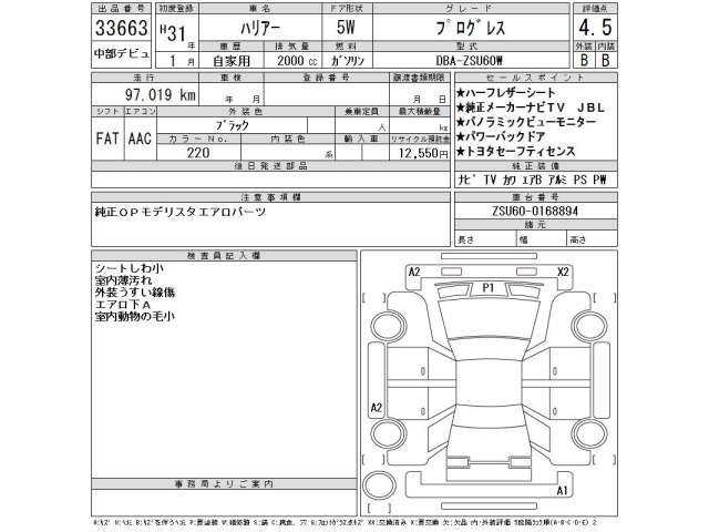 Toyota HARRIER 2019 7537319-2