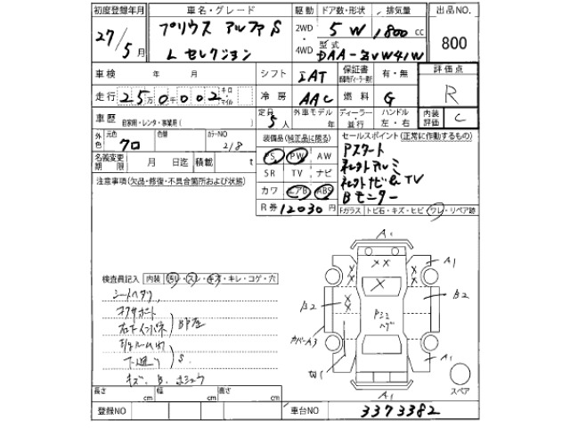 Toyota PRIUS 2015 7539178-2