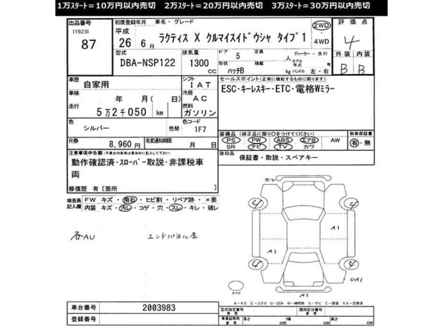 Toyota RACTIS 2014 7539414-2
