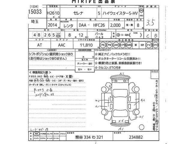 Nissan SERENA 2014 7528122-2
