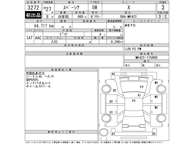 Suzuki SPACIA 2015 7536474-2