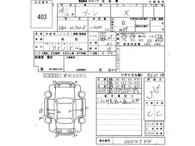 Daihatsu BOON 2016 7546749-2