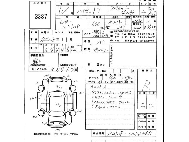 Daihatsu HIJET TRUCK 2000 7551929-2