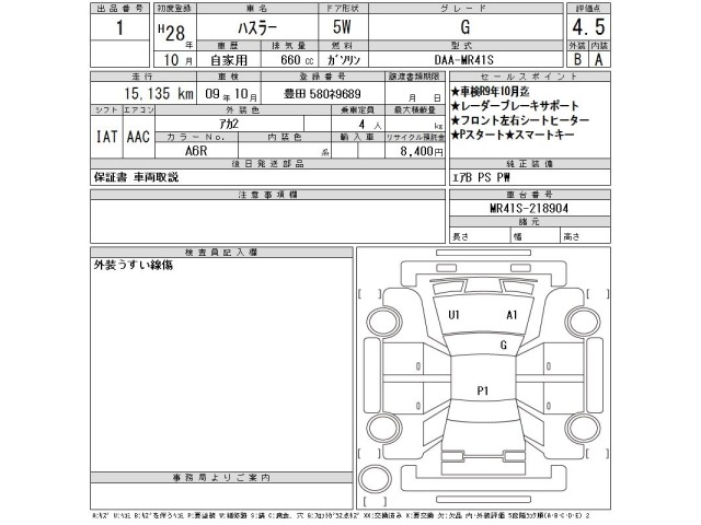 Suzuki HUSTLER 2016 7544262-2