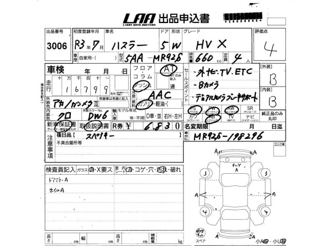 Suzuki HUSTLER 2021 7544267-2