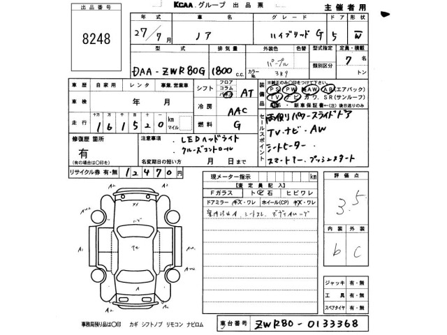 Toyota NOAH 2015 7554624-2