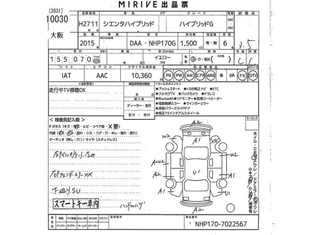 Toyota SIENTA 2015 7558838-2