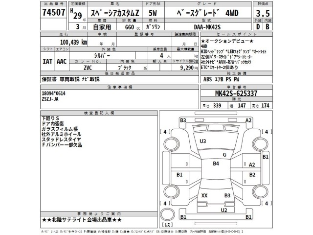 Suzuki SPACIA 2017 7564189-2