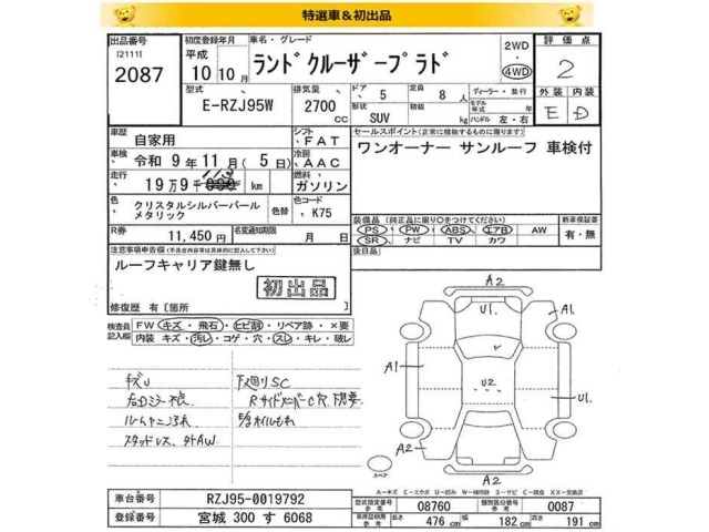 Toyota LAND CRUISER PRADO 1998 7564285-2