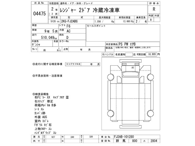 Hino RANGER 2020 7569816-2