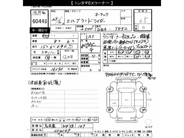 Nissan ELGRAND 2013 7594529-2