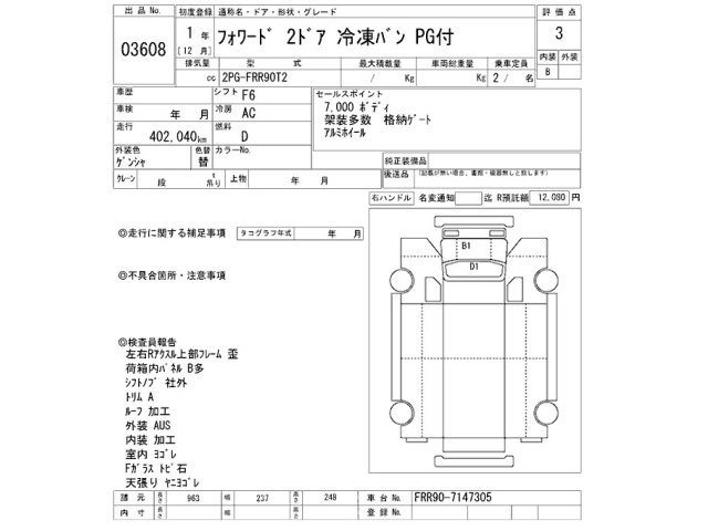 Isuzu FORWARD 2019 7587373-2