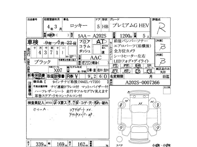 Daihatsu ROCKY 2022 7583797-3