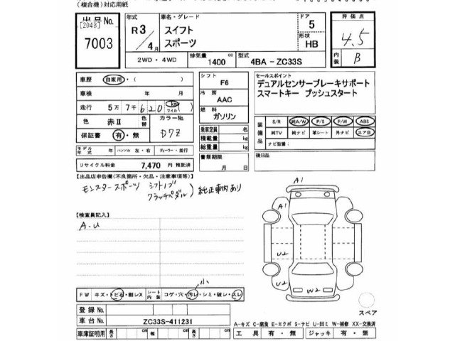 Suzuki SWIFT 2021 7580783-2
