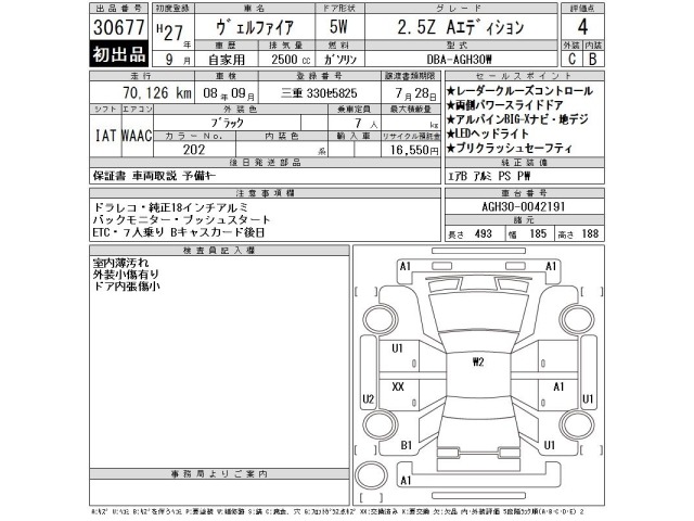 Toyota VELLFIRE 2015 7586036-2
