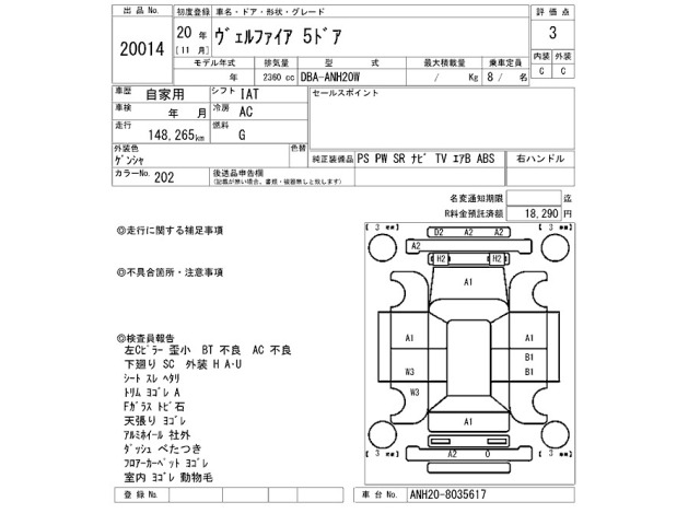 Toyota VELLFIRE 2008 7588698-2