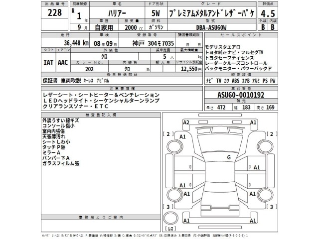 Toyota HARRIER 2019 7622370-2