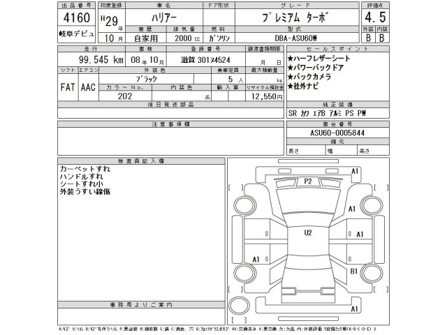 Toyota HARRIER 2017 7622387-2