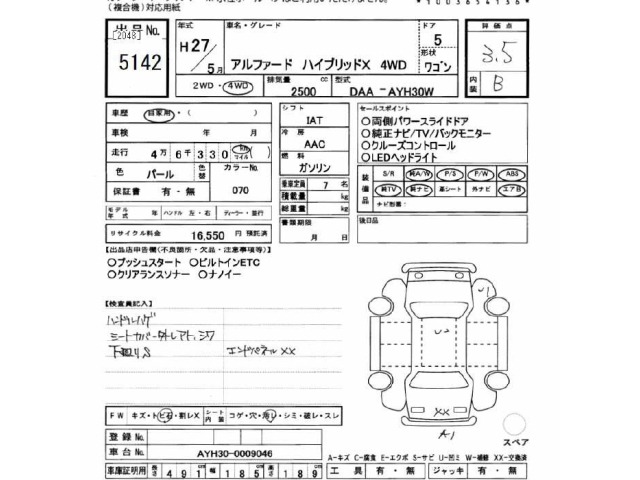 Toyota ALPHARD 2015 7642581-2