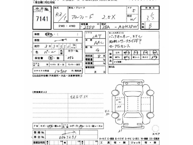 Toyota ALPHARD 2021 7642680-2