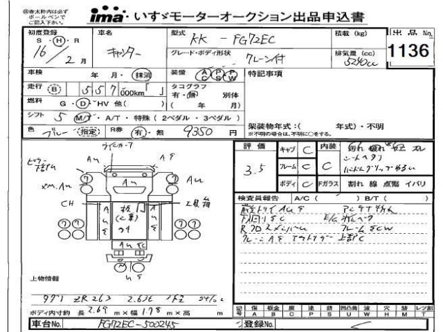 Mitsubishi CANTER 2004 7625396-0