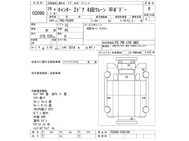 Mitsubishi CANTER 2014 7625777-2