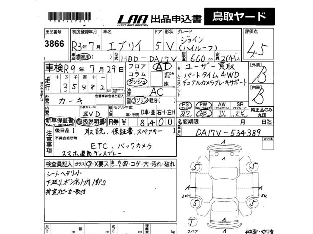 Suzuki EVERY 2021 7638877-2