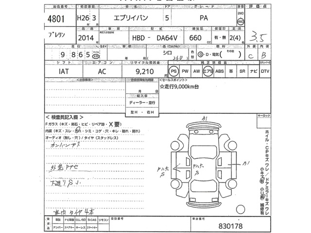 Suzuki EVERY 2014 7639375-2