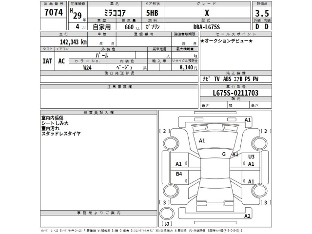 Daihatsu MIRA COCOA 2017 7642965-2
